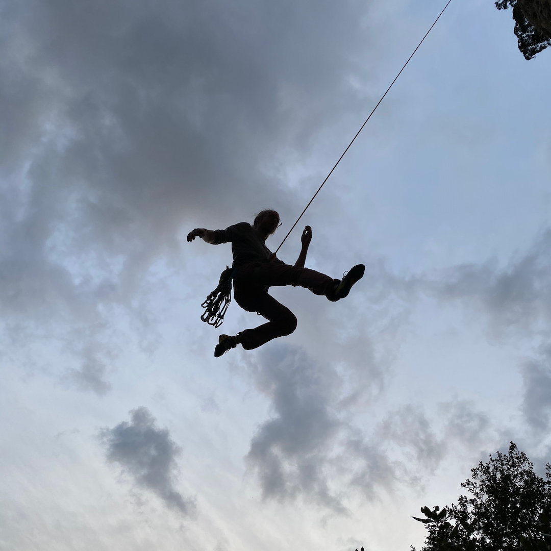 Via ferrata climbing